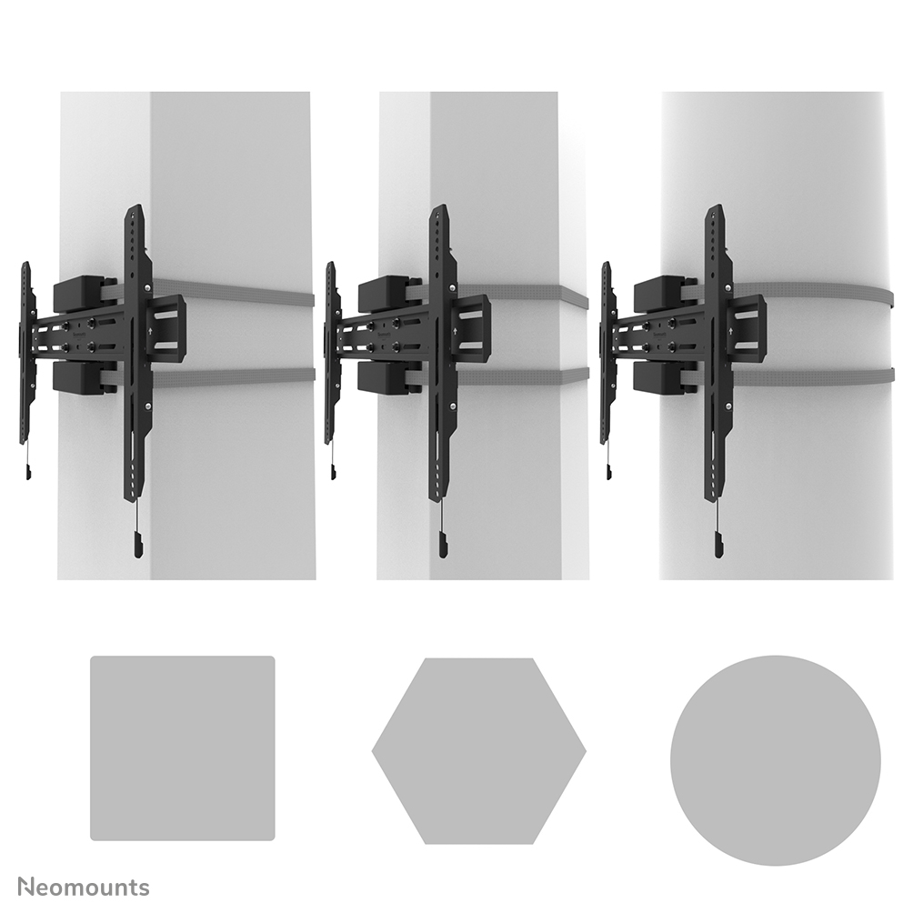 Neomounts WL30S-910BL16 Supporto TV per colonna 40-75" - fisso - bloccabile - diam. 25-100 cm - verticale